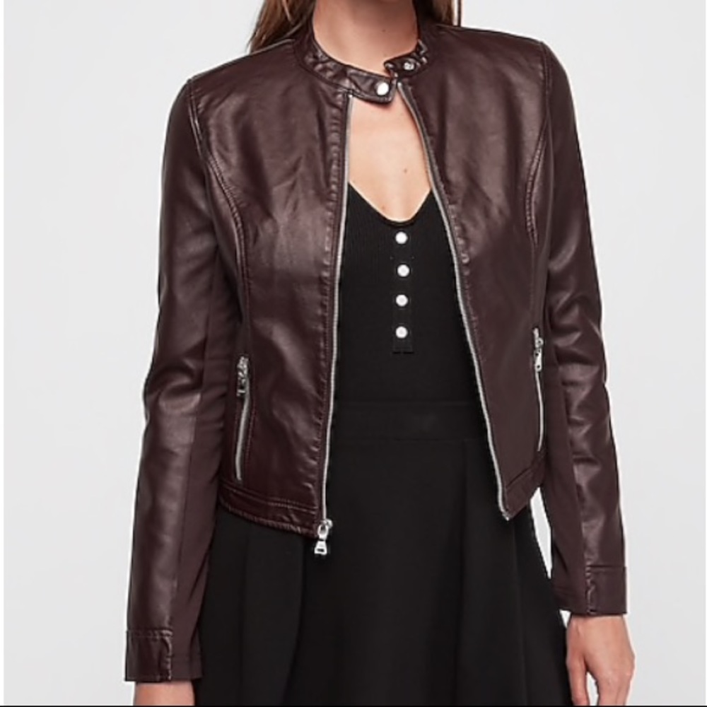 Express faux leather jacket